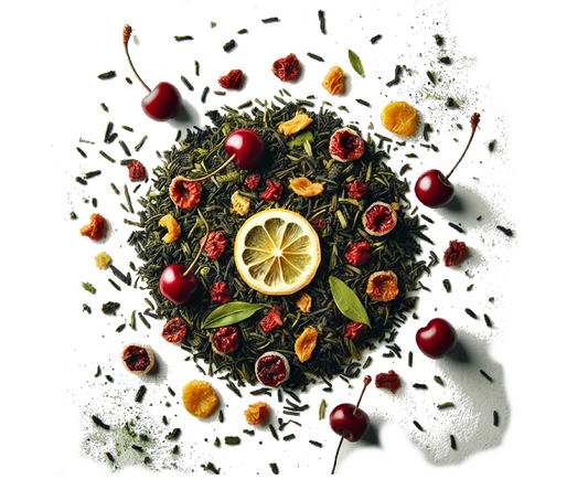 Zielona herbata z wiśnią i cytryną
(cena za kilogram)